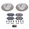 SC6502 Semi-Coated Rotor & Low-Dust Ceramic Brake Pad Kit