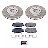 SC6503 Semi-Coated Rotor & Low-Dust Ceramic Brake Pad Kit - image 1