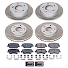 SC6506 Semi-Coated Rotor & Low-Dust Ceramic Brake Pad Kit - image 1