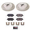 SC6507 Semi-Coated Rotor & Low-Dust Ceramic Brake Pad Kit - image 1