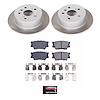 SC6520 Semi-Coated Rotor & Low-Dust Ceramic Brake Pad Kit - image 1