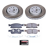 SC6536 Semi-Coated Rotor & Low-Dust Ceramic Brake Pad Kit - image 1