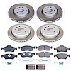 SC6537 Semi-Coated Rotor & Low-Dust Ceramic Brake Pad Kit - image 1