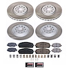 SC6541 Semi-Coated Rotor & Low-Dust Ceramic Brake Pad Kit - image 1