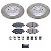 SC6542 Semi-Coated Rotor & Low-Dust Ceramic Brake Pad Kit - image 1