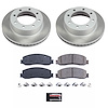 SC6545 Semi-Coated Rotor & Low-Dust Ceramic Brake Pad Kit - image 1