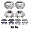 SC6547 Semi-Coated Rotor & Low-Dust Ceramic Brake Pad Kit - image 1