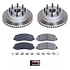SC6550 Semi-Coated Rotor & Low-Dust Ceramic Brake Pad Kit - image 1