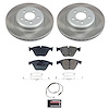 SC6581 Semi-Coated Rotor & Low-Dust Ceramic Brake Pad Kit - image 1