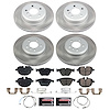 SC6582 Semi-Coated Rotor & Low-Dust Ceramic Brake Pad Kit - image 1