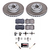 SC6597 Semi-Coated Rotor & Low-Dust Ceramic Brake Pad Kit - image 1