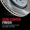 SC6597 Semi-Coated Rotor & Low-Dust Ceramic Brake Pad Kit - image 4