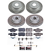 SC6598 Semi-Coated Rotor & Low-Dust Ceramic Brake Pad Kit - image 1