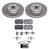 SC6601 Semi-Coated Rotor & Low-Dust Ceramic Brake Pad Kit