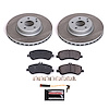 SC6603 Semi-Coated Rotor & Low-Dust Ceramic Brake Pad Kit - image 1