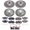 SC6604 Semi-Coated Rotor & Low-Dust Ceramic Brake Pad Kit - image 1