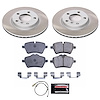 SC6662 Semi-Coated Rotor & Low-Dust Ceramic Brake Pad Kit - image 1