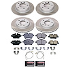 SC6663 Semi-Coated Rotor & Low-Dust Ceramic Brake Pad Kit