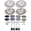 SC6666 Semi-Coated Rotor & Low-Dust Ceramic Brake Pad Kit - image 1