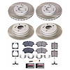SC6703 Semi-Coated Rotor & Low-Dust Ceramic Brake Pad Kit - image 1