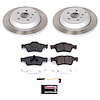 SC6712 Semi-Coated Rotor & Low-Dust Ceramic Brake Pad Kit - image 1
