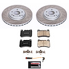 SC6713 Semi-Coated Rotor & Low-Dust Ceramic Brake Pad Kit