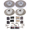 SC6714 Semi-Coated Rotor & Low-Dust Ceramic Brake Pad Kit - image 1