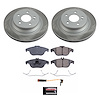 SC6715 Semi-Coated Rotor & Low-Dust Ceramic Brake Pad Kit - image 1