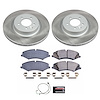 SC6719 Semi-Coated Rotor & Low-Dust Ceramic Brake Pad Kit - image 1