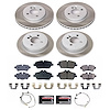 SC6740 Semi-Coated Rotor & Low-Dust Ceramic Brake Pad Kit - image 1