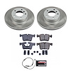 SC6743 Semi-Coated Rotor & Low-Dust Ceramic Brake Pad Kit - image 1