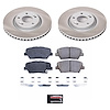 SC6764 Semi-Coated Rotor & Low-Dust Ceramic Brake Pad Kit - image 1