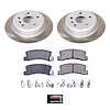 SC6784 Semi-Coated Rotor & Low-Dust Ceramic Brake Pad Kit - image 1