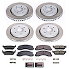 SC6803 Semi-Coated Rotor & Low-Dust Ceramic Brake Pad Kit - image 1