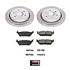 SC6814 Semi-Coated Rotor & Low-Dust Ceramic Brake Pad Kit - image 1