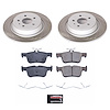SC6817 Semi-Coated Rotor & Low-Dust Ceramic Brake Pad Kit - image 1