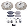 SC688 Semi-Coated Rotor & Low-Dust Ceramic Brake Pad Kit - image 1