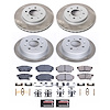 SC689 Semi-Coated Rotor & Low-Dust Ceramic Brake Pad Kit - image 1