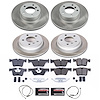SC6925 Semi-Coated Rotor & Low-Dust Ceramic Brake Pad Kit - image 1