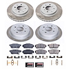 SC693 Semi-Coated Rotor & Low-Dust Ceramic Brake Pad Kit - image 1