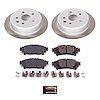 SC6930 Semi-Coated Rotor & Low-Dust Ceramic Brake Pad Kit - image 1