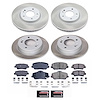 SC6934 Semi-Coated Rotor & Low-Dust Ceramic Brake Pad Kit - image 1