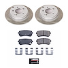 SC6936 Semi-Coated Rotor & Low-Dust Ceramic Brake Pad Kit - image 1
