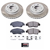 SC694 Semi-Coated Rotor & Low-Dust Ceramic Brake Pad Kit