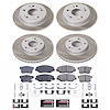 SC6942 Semi-Coated Rotor & Low-Dust Ceramic Brake Pad Kit - image 1