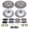 SC6950 Semi-Coated Rotor & Low-Dust Ceramic Brake Pad Kit - image 1