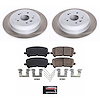 SC6953 Semi-Coated Rotor & Low-Dust Ceramic Brake Pad Kit - image 1