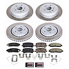 SC6956 Semi-Coated Rotor & Low-Dust Ceramic Brake Pad Kit - image 1
