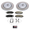 SC6957 Semi-Coated Rotor & Low-Dust Ceramic Brake Pad Kit - image 1