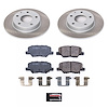 SC6962 Semi-Coated Rotor & Low-Dust Ceramic Brake Pad Kit - image 1